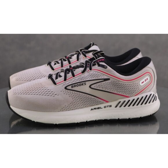 Brooks Ariel GTS 23 Women's Running Shoes Size 9 (D) Wide Gray Pink - Picture 2 of 11